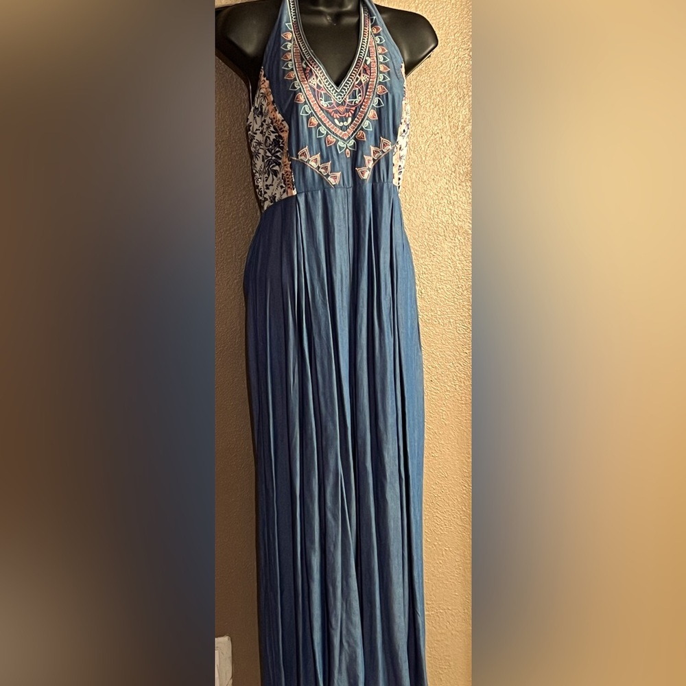 Flying Tomato Blue and Pink Jumpsuit with Elegant Design